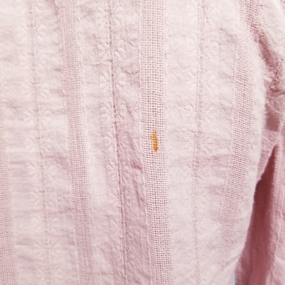 Lulu's pink boho shirt top blouse SMALL - Picture 7 of 7
